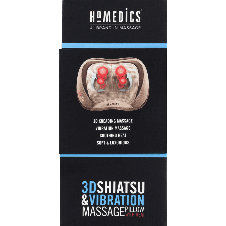 HoMedics 3D Shiatsu Body Massager with Heat SP-104HJ - The Home Depot