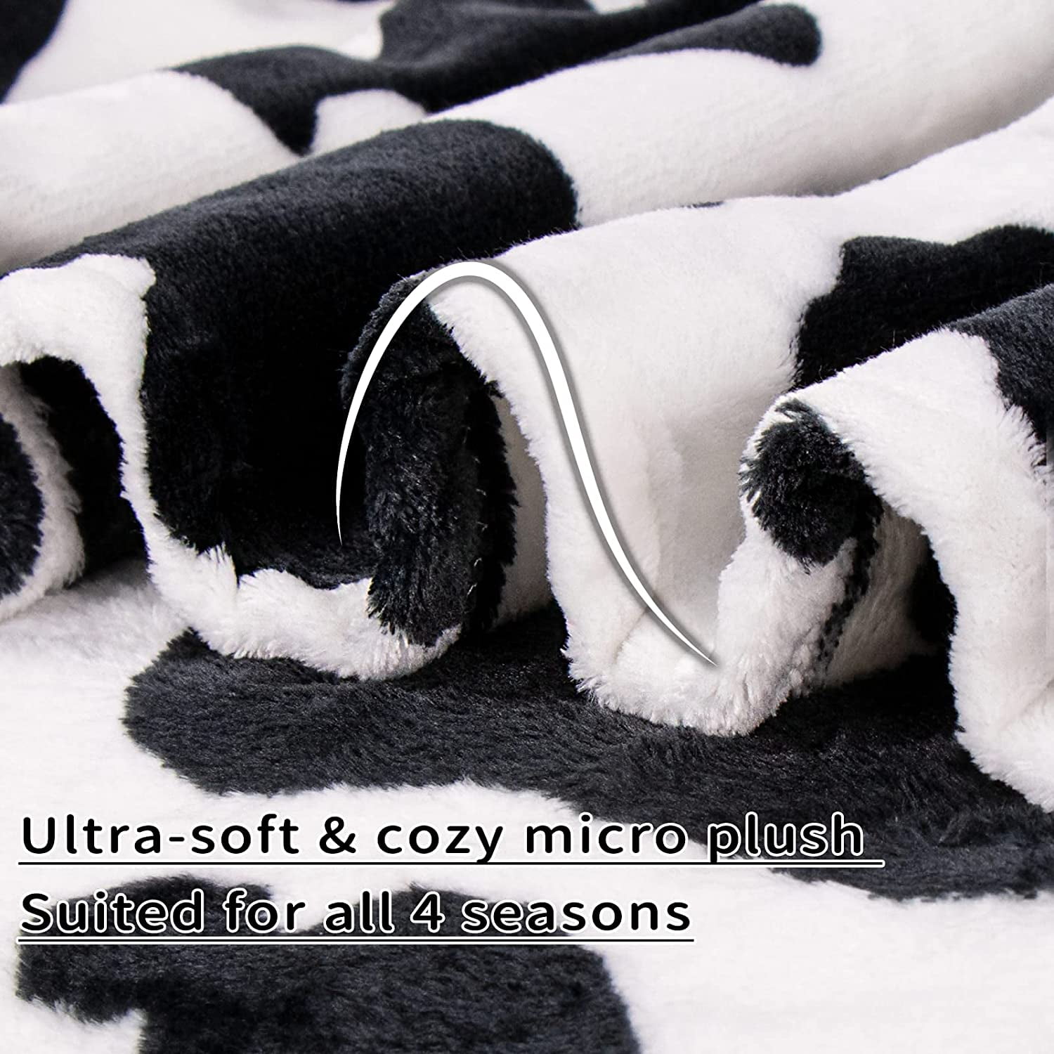 Cow print blanket walmart sale
