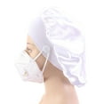 thumbnail image 6 of Grofry Scrub Cap,Hats Unisex Solid Color Polyester Adjustable Bouffant Cap for Working, 6 of 8