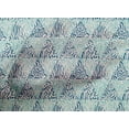 thumbnail image 4 of oneOone Cotton Poplin Medium Blue Fabric Geometric & Leopard Animal Skin Diy Clothing Quilting Fabric Print Fabric By Yard 56 Inch Wide, 4 of 4