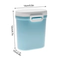 thumbnail image 4 of Caja de leche en polvo para bebés, dispensador de fórmula de plástico portátil para niños, contenedor de almacenamiento de bocadillos, frutas y dulces, grande, 4 of 7