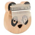 thumbnail image 1 of Note Carved Finger Piano, Panda Shaped Design Kalimba Thumb Piano Music Instrument Maple Material  For Acoustic, 1 of 8