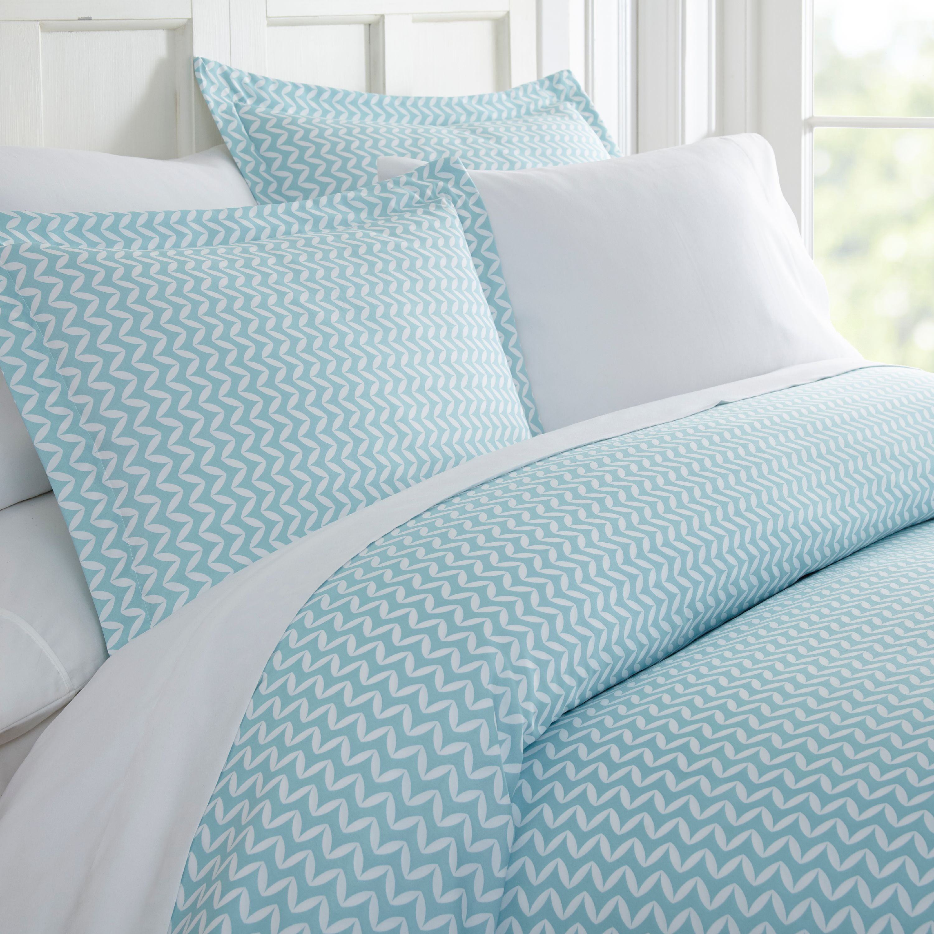 3 Piece Premium Ultra Soft Printed Duvet Cover Set By Ienjoy Home