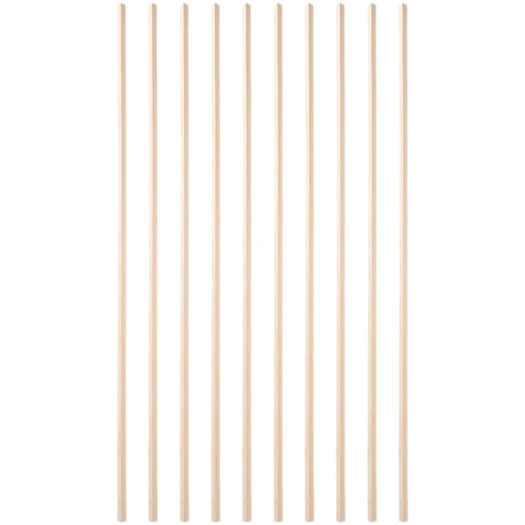 BESTYASH Window Screen Trim Moulding Wall Trim Beige Wooden 10Pcs