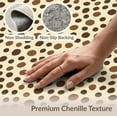thumbnail image 6 of ODIKA 8'x10' Washable Area Rug Spotted Bordered Motif Layout Abstract Inspired Patchwork Cow Flowing Dynamic for Dining Room, Large Office, Lounge, Non-Slip Chair-Friendly Mat, 6 of 7