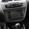 thumbnail image 3 of Real Soft Carbon Fiber Sticker For SEAT Leon 2005 2006 2007 2008 2009 2010 2011 2012 LHD RHD Car CD Panel Interior Accessories., 3 of 9