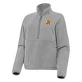 thumbnail image 2 of Women's Antigua Gray Boston Bruins Figure Half-Zip Pullover, 2 of 3
