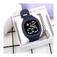 thumbnail image 1 of Electronic Watch LED Display Square Adjustable Soft Band Waterproof Gift Boys Girls Unisex Solid Color Kids Digital Watch Students Supplies, 1 of 11