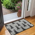 thumbnail image 2 of Black Labrador Door Rugs,Washable Non Slip Door Mats Indoor,Decorative Door Mats,Entry Mat Indoor for Entrance,Bedroom,Kitchen,Bathroom,30"x17", 2 of 6