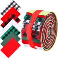 thumbnail image 1 of Rollo de tela Tegeme Christmas Jelly, 40 unidades, 6,5 x 100 cm, algodón, 1 of 7