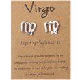 thumbnail image 1 of WREESH Twelve Constellation Earrings Brown Paper Card Constellation Card Earrings, 1 of 1