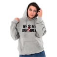 thumbnail image 4 of Romantic Matching Set His Hers Couple Hoodie Sweatshirt Women Brisco Brands X, 4 of 7