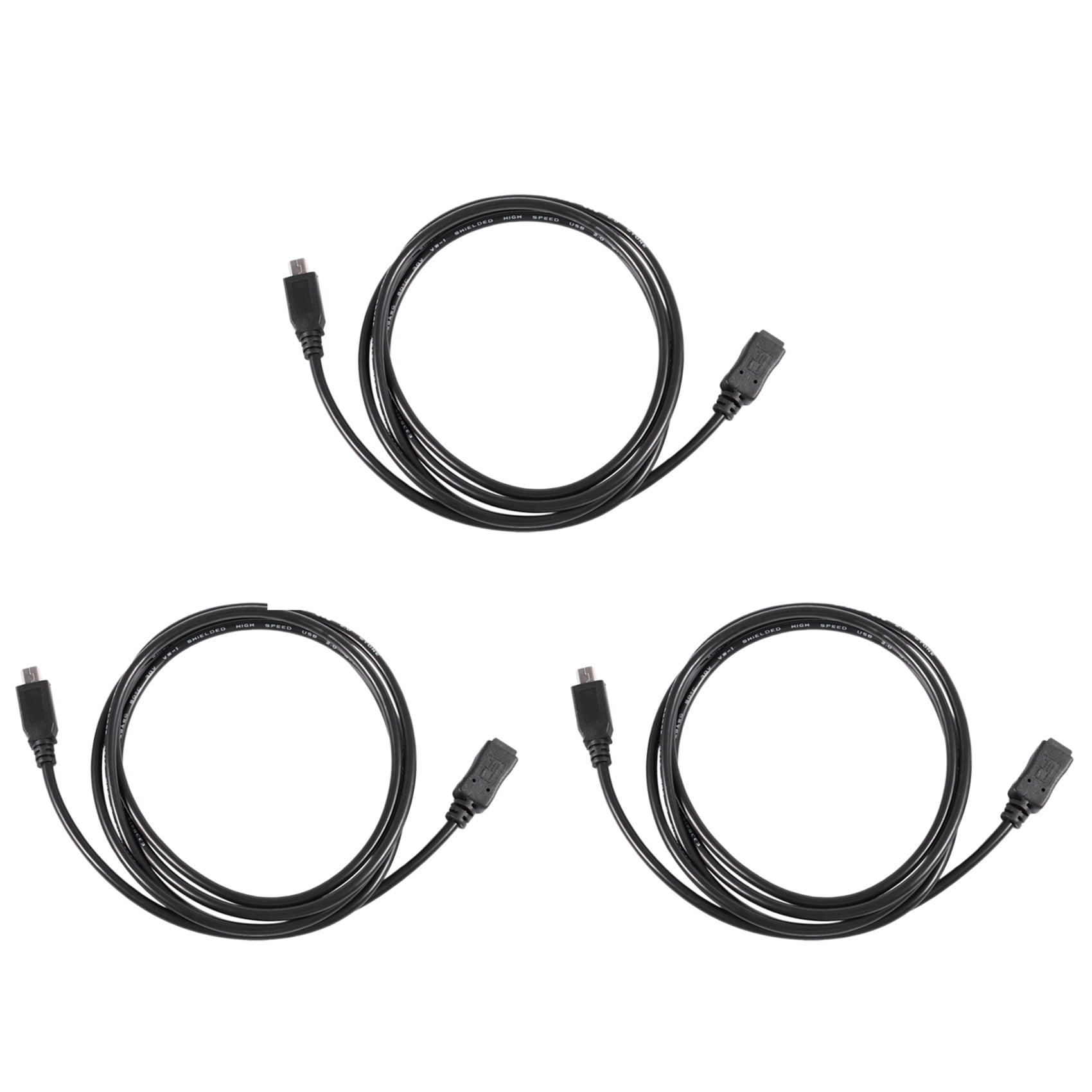 3X 1.5M Mini USB B 5Pin Male to Female Extension Cable Cord Adapter