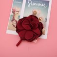 thumbnail image 3 of Ramo de boda artificial para ceremonia, ramo de flores de seda roja para novio y novia, 3 of 8