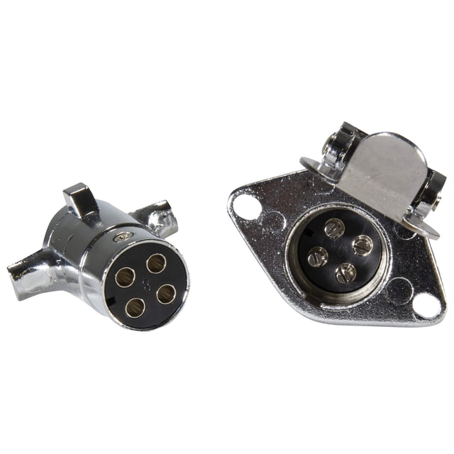 Kit de conectores redondos de 4 polos Hopkins Towing Solutions 48285