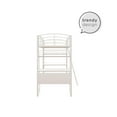 DHP Sage Studio Twin Metal Loft Bed with Integrated Desk and Shelves