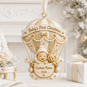 Personalized Ornament Baby First Christmas 2026