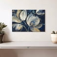 thumbnail image 2 of Elephant Stock Midnight Garden Wall Art - Horizontal Canvas Wall Art - Bedroom Wall Decor - Abstract Canvas - Blue And Beige Decor By Albena Hristova - 12" x 8", 2 of 8