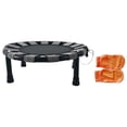 thumbnail image 2 of Min trampolín plegable robusto marco de metal portátil para niños cama de salto silencioso para niños para entrenamiento en casa patio de ejercicio, 2 of 8