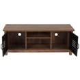 thumbnail image 3 of Flash Furniture Storage Living Room Bench in Crosscut Oak, 3 of 3