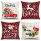 thumbnail image 1 of Bearachild 4 piezas funda de almohada de Navidad funda de almohada decorativa de Año Nuevo decoración de polvo atmósferas reutilizables Kits de decoración para fiestas, 1 of 6