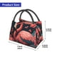 thumbnail image 2 of Fotbe Colorful Floral Flamingo Bolsa Térmica Portátil con Estampado, Bolsa de Entrega de Alimentos Aislada, Bolsa Reutilizable de Gran Capacidad para Comidas y Supermercado, 2 of 6