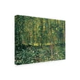 thumbnail image 3 of Trademark Fine Art Vincent Van Gogh Trees And Undergrowth, 1887 Canvas Wall Art - 35x47, 3 of 5
