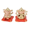thumbnail image 1 of Hindu Elephant God Statue, Solar Powered Dancing Ornament Cute Exquisite Decorative ABS  for Home Garden Car Dashboard, 1 of 7