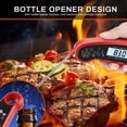 thumbnail image 5 of Instant Read Digital Meat Thermometer Waterproof Kitchen Cooking Food Thermometer with Probe Backlight & Calibration,Best Quick Grill Meat Probe for Grilling BBQ Smoker Chefs, Red, 5 of 5