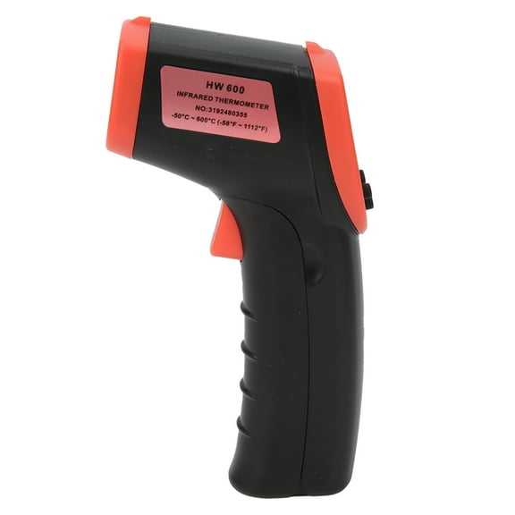 Handheld Temperature Meter, High Accuracy Easy Reading Infrared Thermometer Light Weight For Cooking For Automobile Maintenance Red