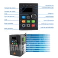 thumbnail image 2 of VARIADOR DE FRECUENCIA 2 HP BIFASICO A TRIFASICO 220V HAB Variador 2HP, 2 of 6