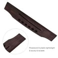 thumbnail image 4 of Guitar Nut Electric Guitar Nut Guitar Bridge Saddle 10pcs Guitar Ebony Bridge Plastic Upper Bottom Saddle Pins Kit Replacement Accessory Set  By RiToEasysports, 4 of 8