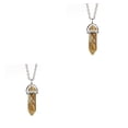 thumbnail image 2 of maskred Hexagon Column Charm Findings Handmade Holiday Hanging Pendants Crystal Necklace Earring Keychains Decorations Painting Stone 2Set, 2 of 6