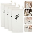 thumbnail image 2 of Canvas Ballet Dance Shoe Bag with Large Storage Space for Keeping Shoes Safe and Dry 4Pcs Assorted Color, 2 of 8