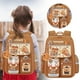 thumbnail image 1 of Mochila Con Capibara De Gran Capacidad Para Estudiantes De Secundaria Resistente Y Fácil De Limpiar Diseño Ergonómico Para La Espalda, 1 of 7