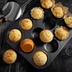 Muffin Pan et Mini Cupcake Pan en Acier au Carbone, Moule à Muffins 12 Tailles de Tasses en Étain Mini - Anti-Adhésives et Boîtes de Muffins Sûres pour la Cuisson – image 2 sur 9