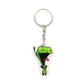 thumbnail image 4 of Invader Zim Anime Acrylic Pendant Keychains Holder Cool Cartoon Figures Keyrings Cosplay Jewelry Gifts Id Badge Holder, 4 of 5