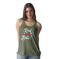 thumbnail image 2 of Red Wine And Blue Racerback Tank Women -Smartprints Designs, Female Medium, 2 of 4