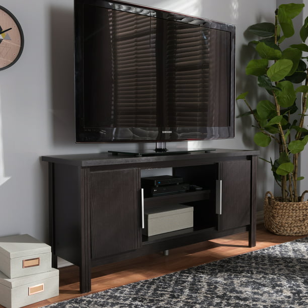 Baxton Studio Marley Modern and Contemporary Wenge Brown ...