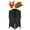 Black&Orange, variant on Girls Western Cowgirl Outfit Kids Open Front Cowboy Vest Jacket with Hat Bandana 3 Piece Costume Black&Blue 16