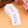 thumbnail image 2 of Wedding Gift Tag,100pcs White Handmade Hang Jewelry Price Tags Wedding Favour Tags Unrivaled Performance, 2 of 8