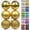 Gold, variant on 6PCS Christmas Tree Baubles Xmas Hanging Balls Set for Christmas Tree Decorations