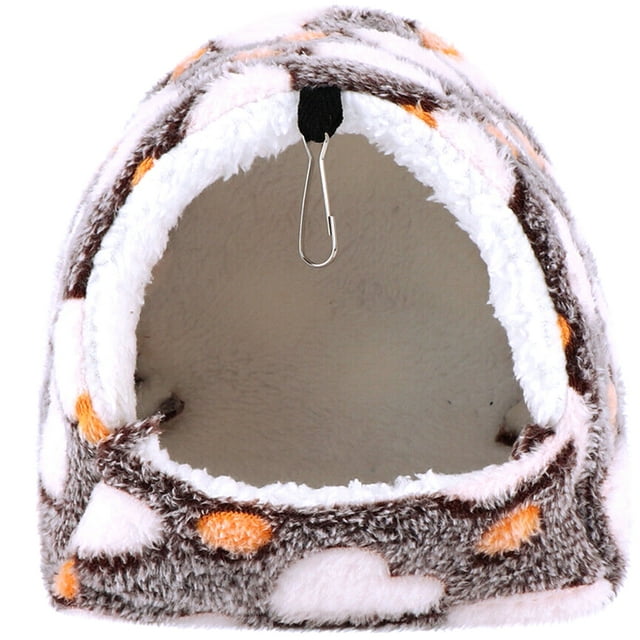 Hamac Mural Suspendu pour Hamster sur Literie de Hamster Nain Lit de Hamster en Coton avec Cintre