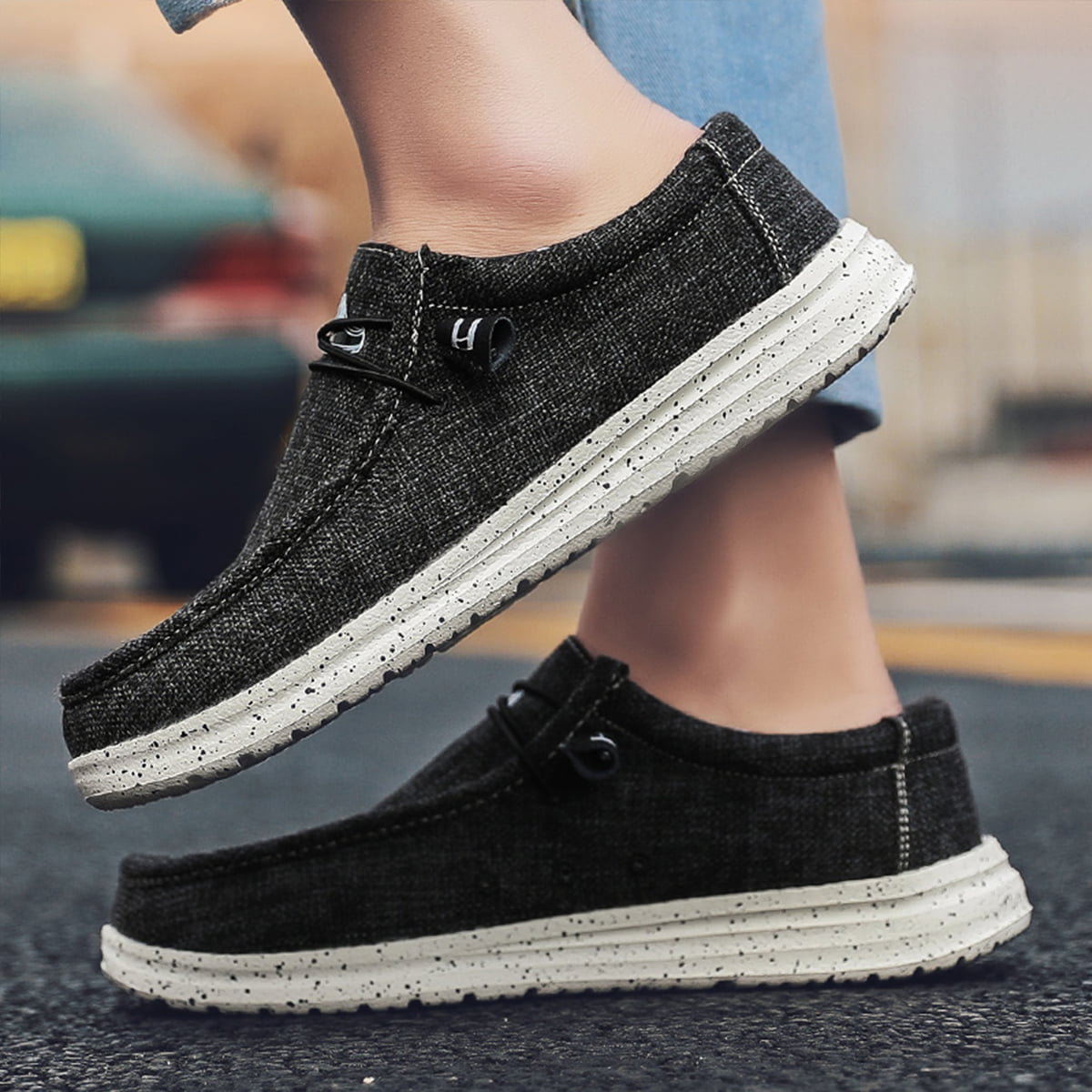Details about   Non-Slip Soft-Soled Men Cloth Shoes Comfortable Breathable Casual Shoes Sneakers 