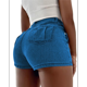 thumbnail image 3 of Falda Pantalón Vaquera para Mujer, Sexy, de Cintura Alta, Asimétrica, Corta y Minifalda. Azul Oscuro L, 3 of 7