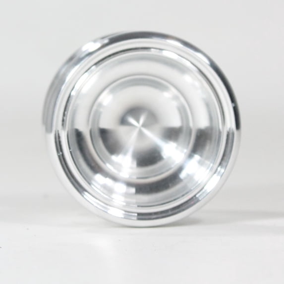 Retic Yoyo Atra Yo-Yo - V Shaped Aluminum YoYo - Includes YoYo Bag, Custom MPString and Stickers! (Raw (Silver))