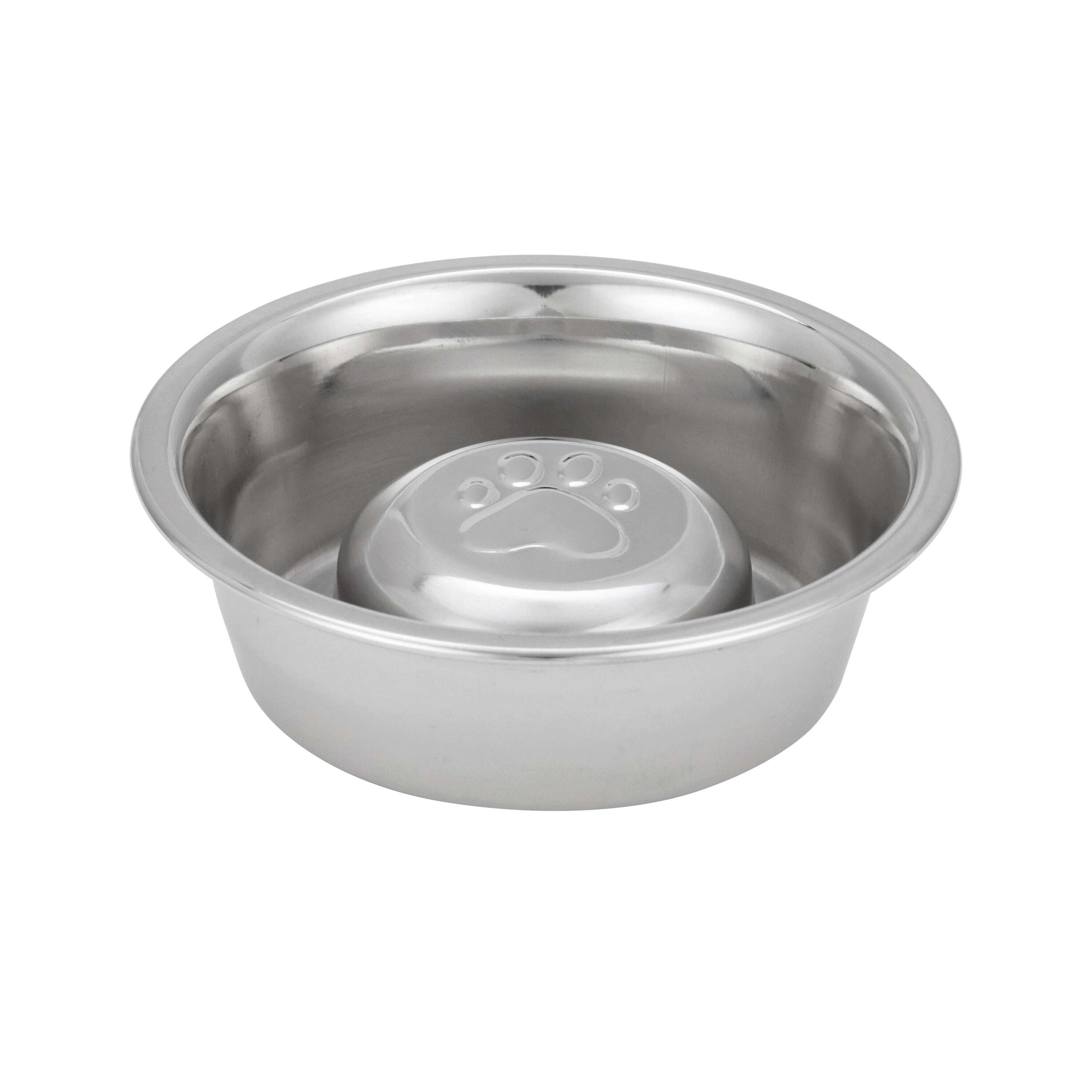 Neater Pets Stainless Steel Slow Feed Bowl Improves Digestion, Stops