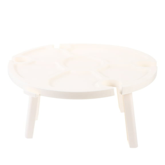 YSNOOWE Compact Plastic Picnic Table for Wine Lovers Garden Party 1Pcs 5.5X11.8X11.8in