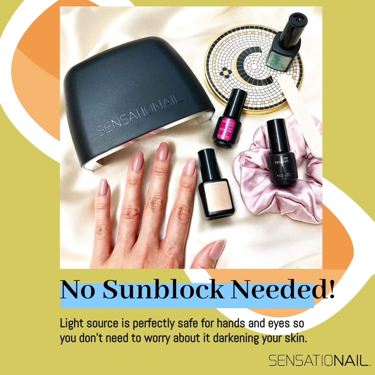 SensatioNail Gel Nail Polish (Pink), Back to the Fuschia, 0.25 fl oz