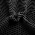 thumbnail image 6 of Fashion Women Solid Long Sleeve Pullove Turtleneck-Neck Casual Sweater Tops On Seasonal Black 8(L), 6 of 6